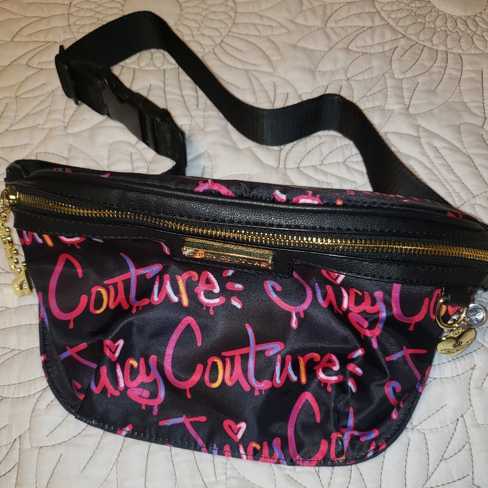 Juicy Couture (NWOT) Multicolor Adjustable Waist Fanny Bag/Crossbody Bag OS